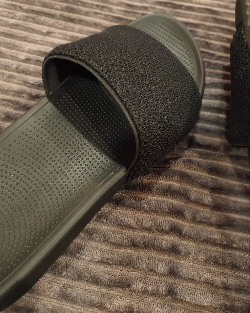 Allbirds Black Mesh Slide Sandals - Picture 3 of 4